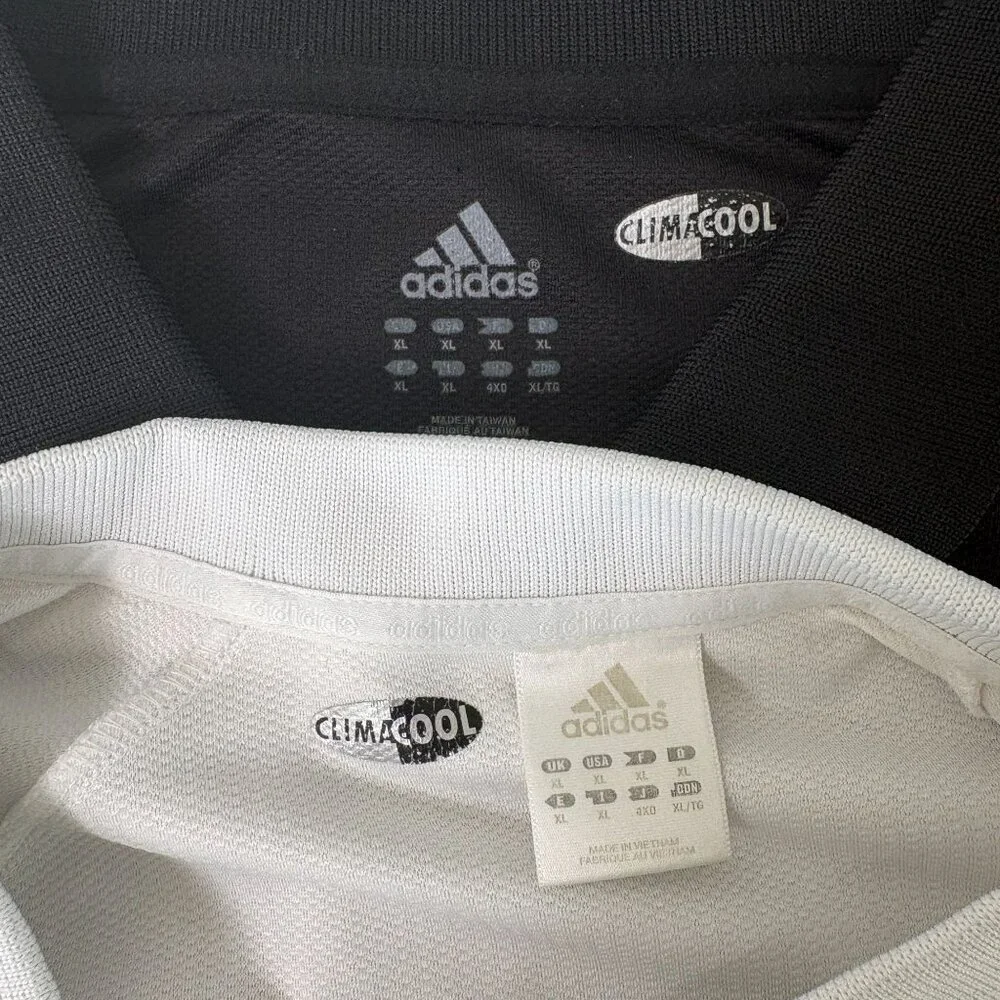 Adidas‎ University of Tennessee Polo Shirts Mens XL White Black Logo Volunteers
